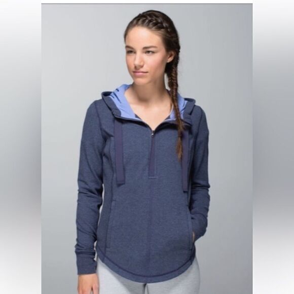 Lululemon post sweat pullover hoodie women’s sz 8 - Picture 1 of 11